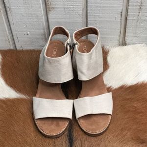 Toms women’s heels size 8.5